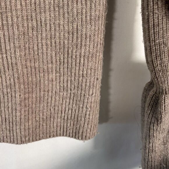 Banana Republic Wool Cashmere Blend Sweater Women's Small Brown Knit Bell Sleeve - Picture 4 of 8